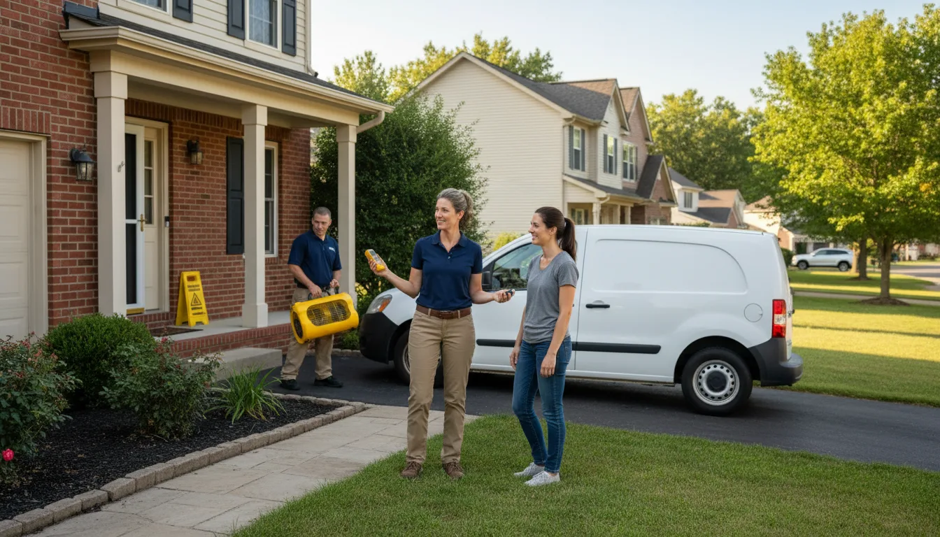 Water restoration image for Fire And Smoke Damage Restoration in Findlay, OH